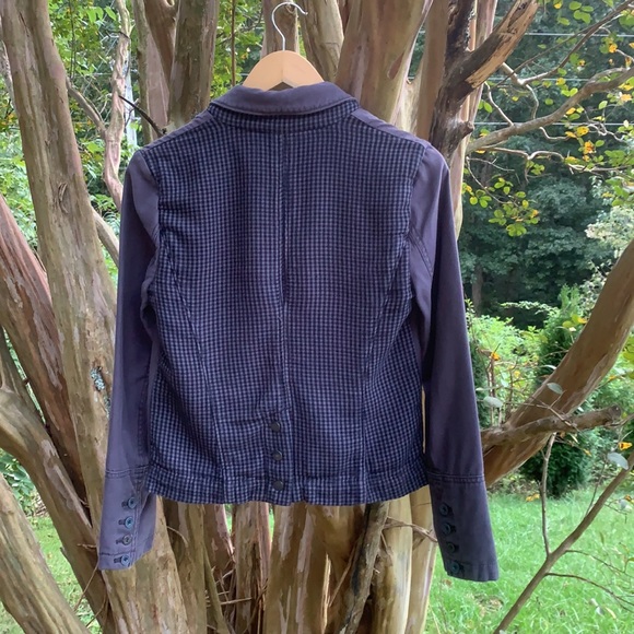 Anthropologie Hei Hei Delaine Blazer in Charcoal/Slate Grey - Picture 9 of 12